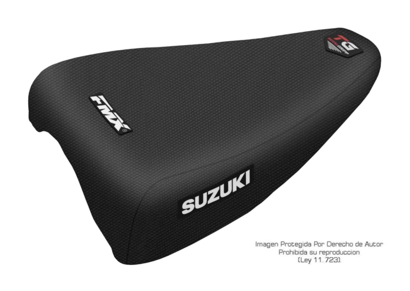 Funda Asiento Suzuki Ts 150 Mod Viejo Total Grip. Es una obra de arte artesanal fabricada en Argentina, nuestros productos son de la mejor calidad.