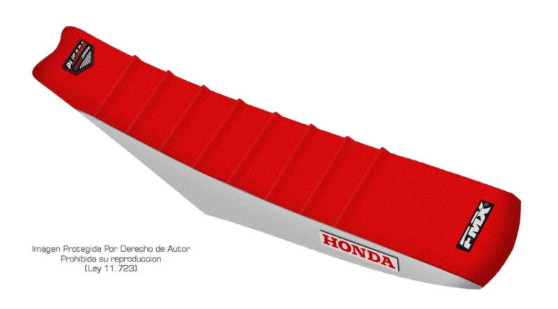 Funda Asiento Honda Crf 250 - 10/13 - 450 - 09/12 Plisada. Es una obra de arte artesanal fabricada en Argentina, nuestros productos son de la mejor calidad.