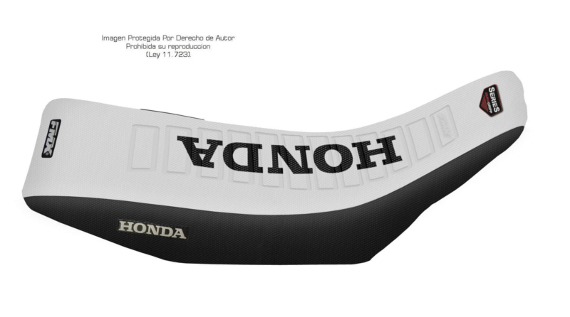 Funda Asiento Honda Crm 125/250 - 94 Series. Es una obra de arte artesanal fabricada en Argentina, nuestros productos son de la mejor calidad.