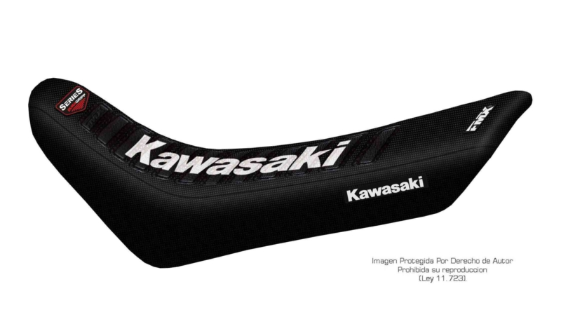 Funda Asiento Kawasaki Kdx 125/250 - 91/94 Series. Es una obra de arte artesanal fabricada en Argentina, nuestros productos son de la mejor calidad.
