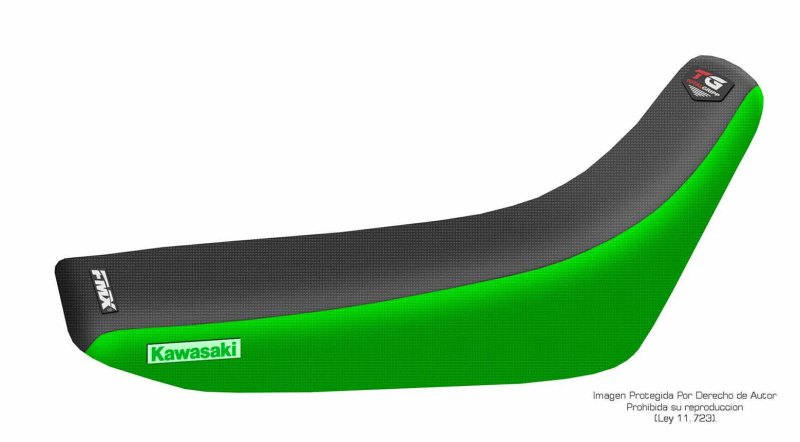 Funda Asiento Kawasaki Klx 250 S - 09/20 Total Grip. Es una obra de arte artesanal fabricada en Argentina, nuestros productos son de la mejor calidad.