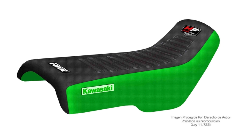 Funda Asiento Kawasaki Kx 500 Hf. Es una obra de arte artesanal fabricada y confeccionada en Argentina, nuestros productos son de la mejor calidad.