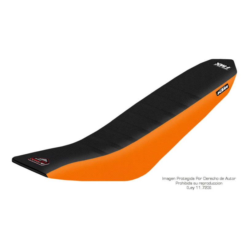 Funda Asiento Ktm 2011/2016 Plisada. Es una obra de arte artesanal fabricada y confeccionada en Argentina, nuestros productos son de la mejor calidad.