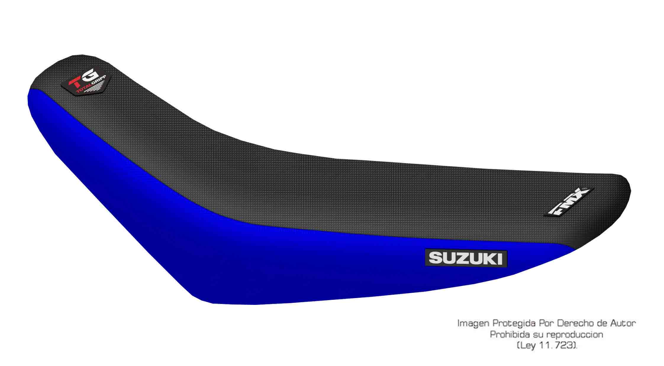 Funda Asiento Suzuki Drz 400 E - 00/20 Total Grip. Es una obra de arte artesanal fabricada en Argentina, nuestros productos son de la mejor calidad.