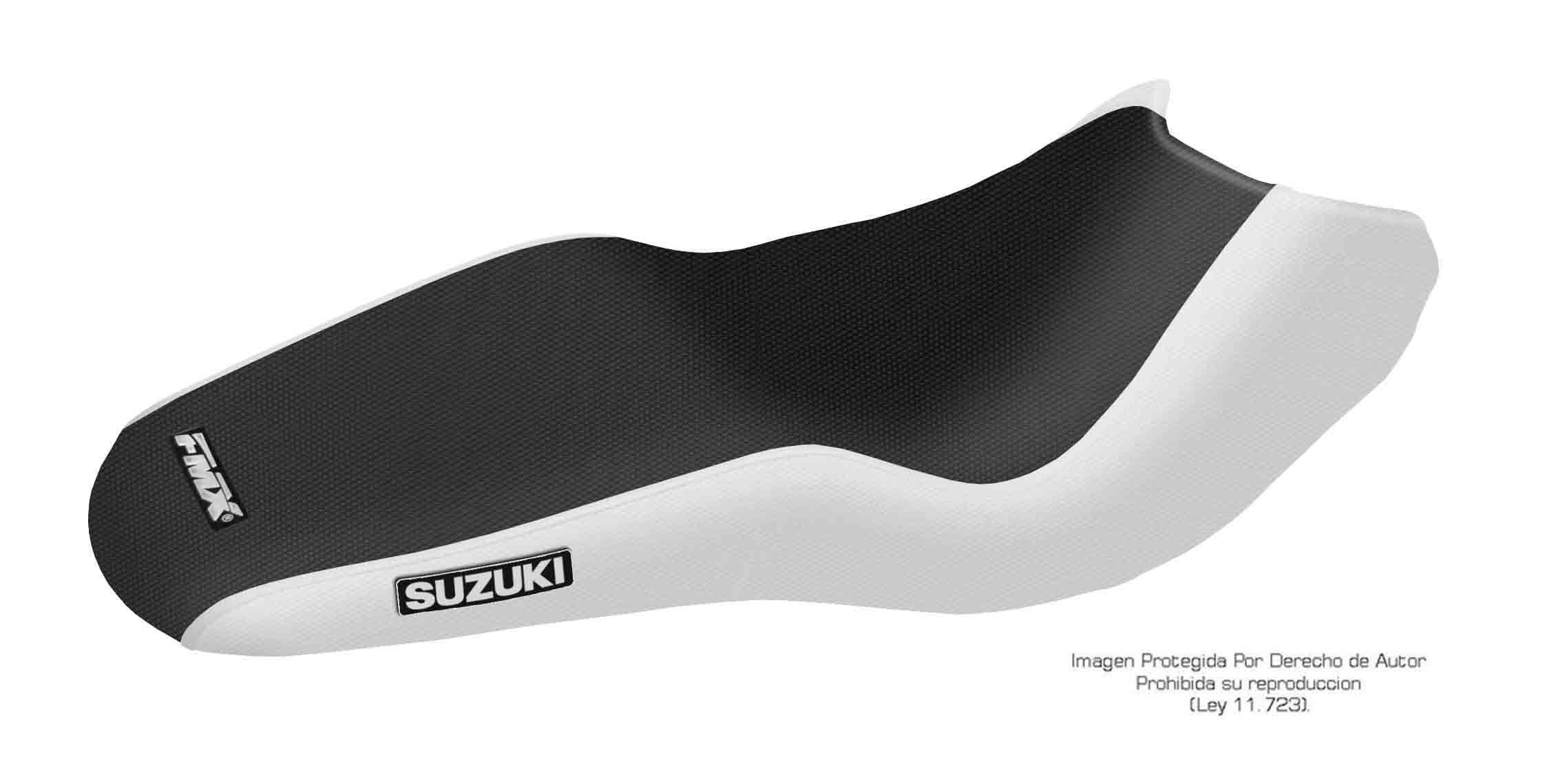 Funda Asiento Suzuki Gixxer 150 Total Grip. Es una obra de arte artesanal fabricada en Argentina, nuestros productos son de la mejor calidad.
