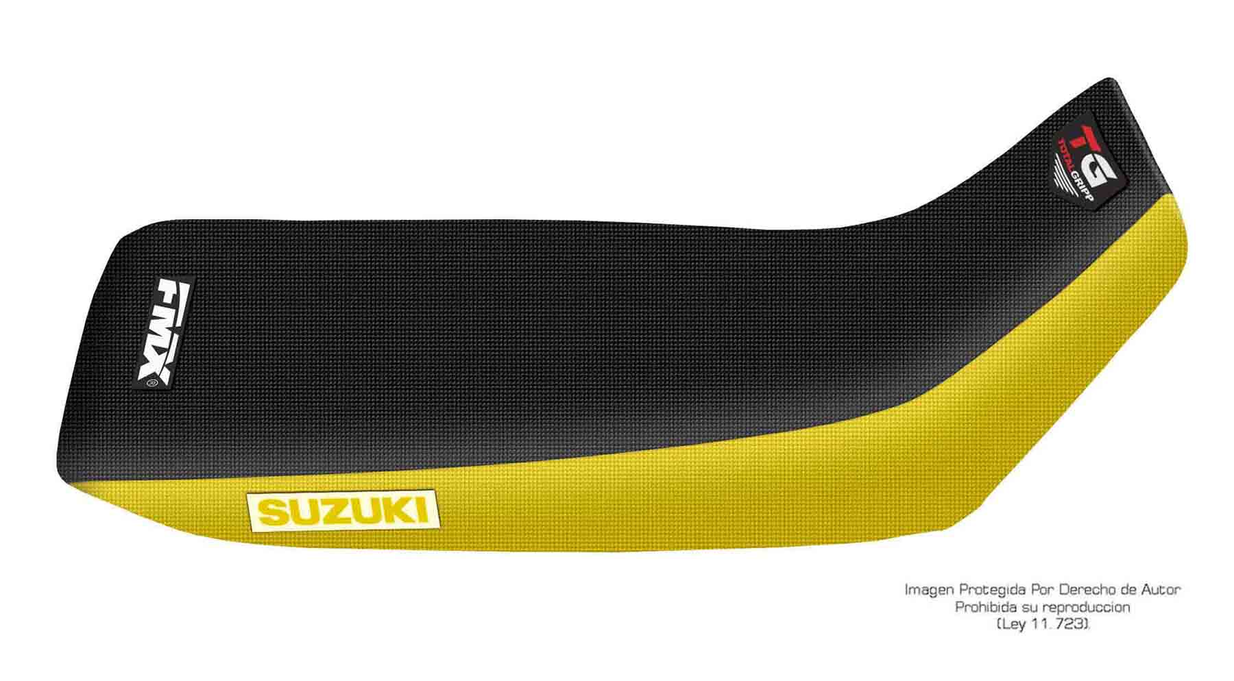 Funda Asiento Suzuki Dr 250/350 Total Grip. Es una obra de arte artesanal fabricada en Argentina, nuestros productos son de la mejor calidad.
